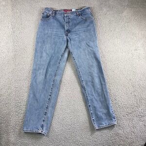 Vintage Levi 550 Jeans Women 14 Classic Relaxed Fit Medium Wash Y2K Straight Leg